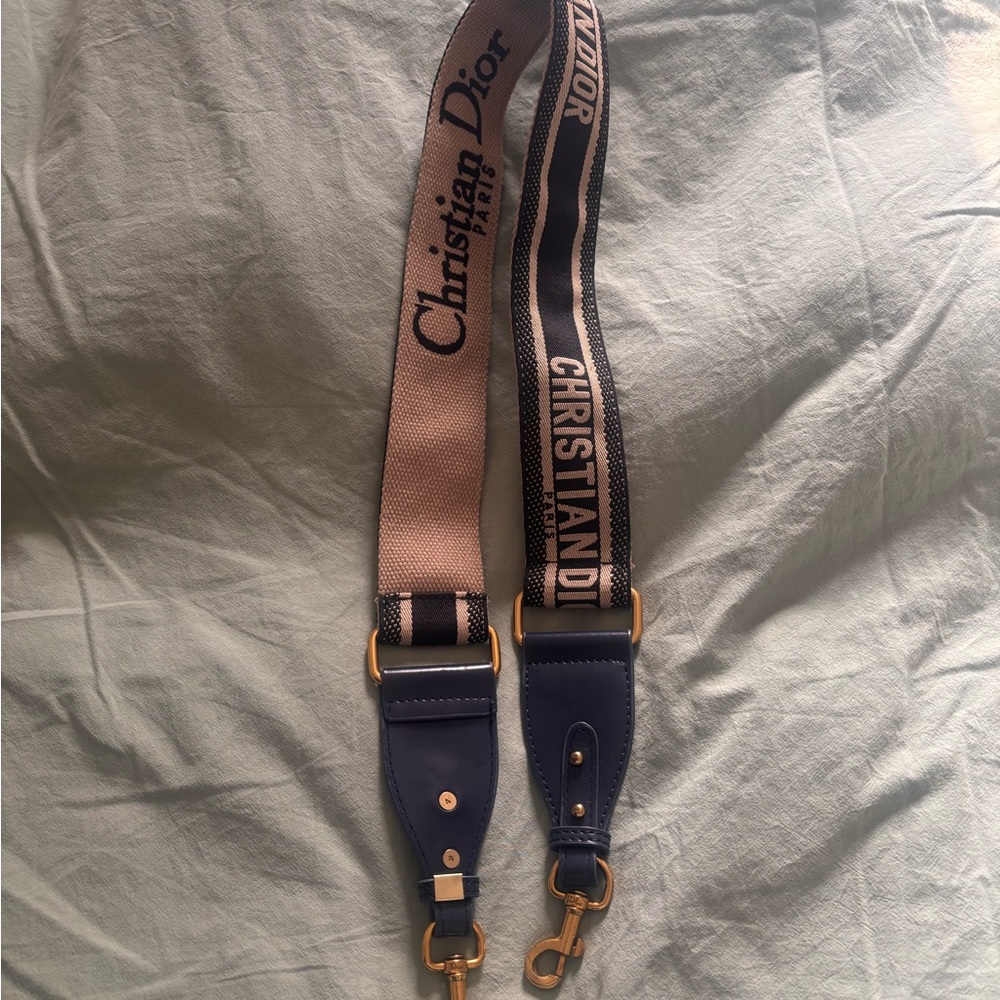Christian Dior Canvas Blue  Strap for Canva Bag
